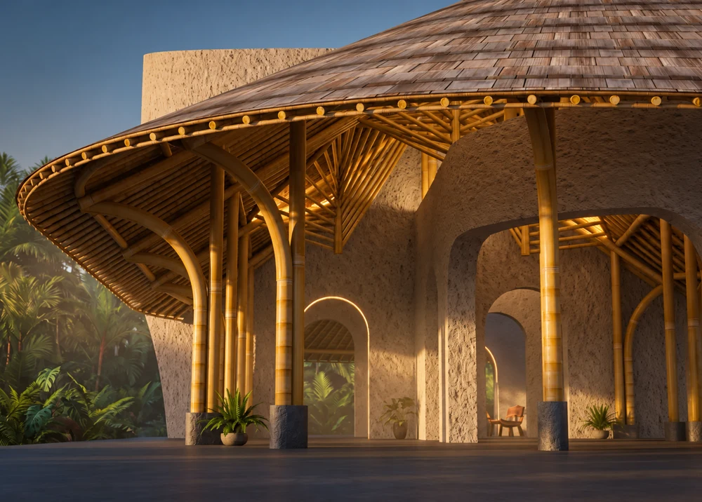 The Bamboo Lab & Underground Club — architectural view